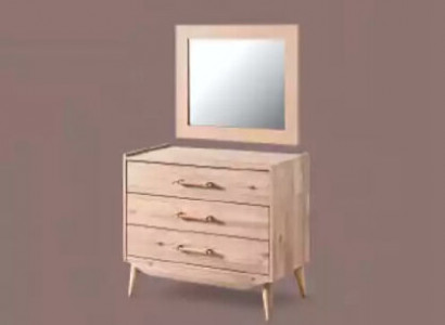 Braune Kommode im Schlafzimmer braun aus Holz mit Schubladen Möbel